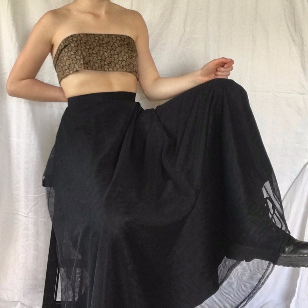 Vintage Adrianna Papell tulle skirt
